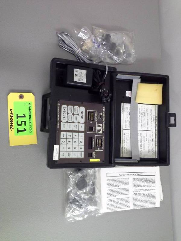lot 151 image: (1) Napco PRO-410 Programmer