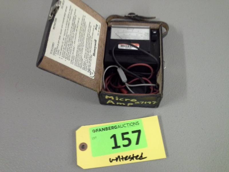 lot 157 image: (1) Honeywell Test Meter