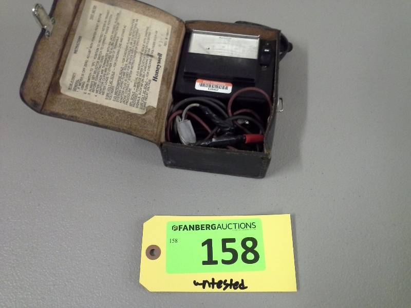 lot 158 image: (1) Honeywell Test Meter