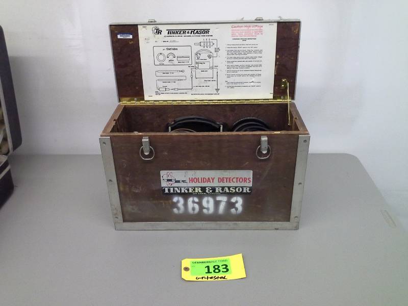 lot 183 image: Tinker & Rasor Holiday Tester
