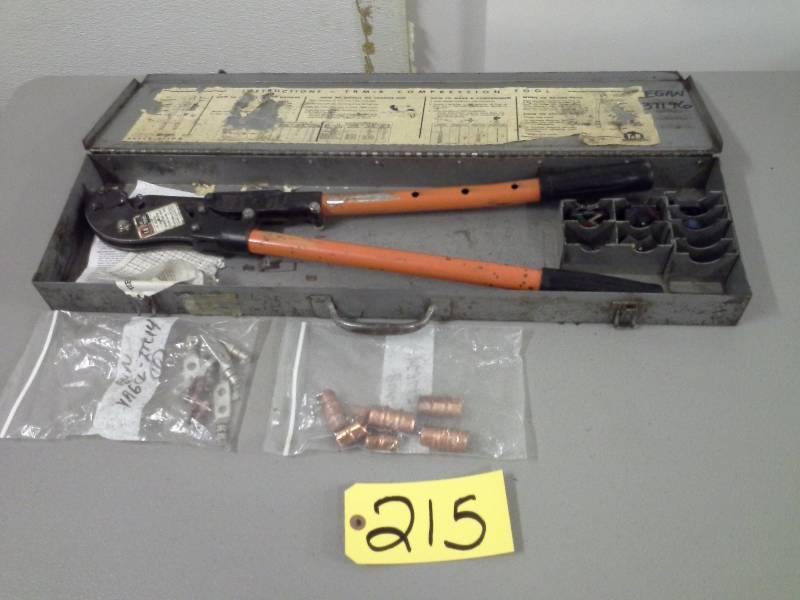 lot 215 image: (1) T&B Cat TBM5 Crimper