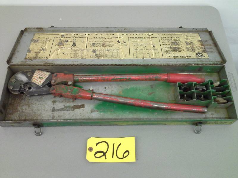 lot 216 image: (1) T&B TBM8 Crimper