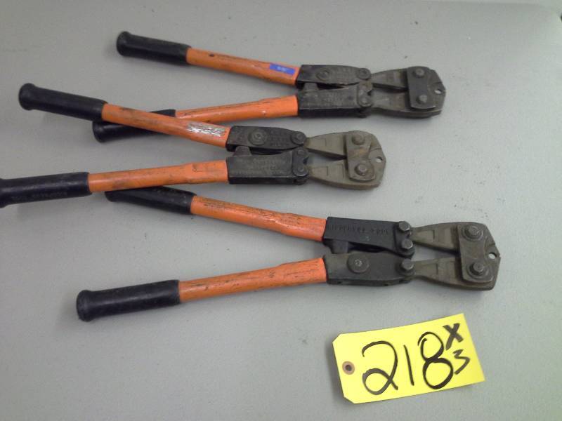 lot 218 image: (3) Nicopress Crimp Tool