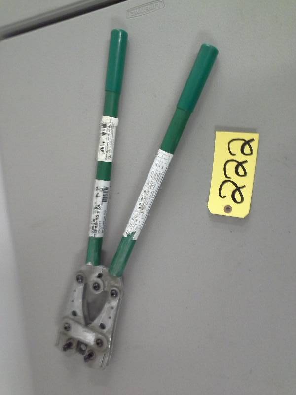 lot 222 image: (1) X09-3GL Crimping Tool