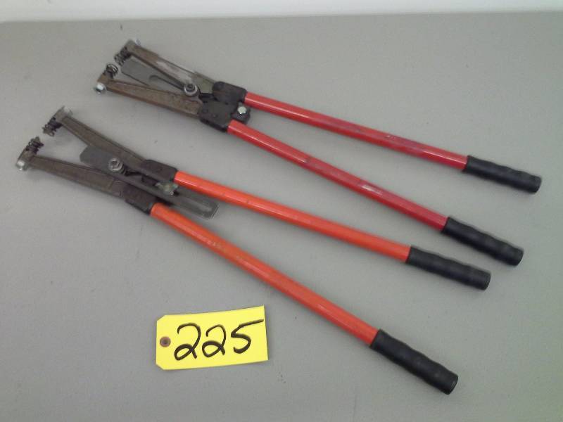 lot 225 image: (2) Misc. Crimp and Cutting tools
