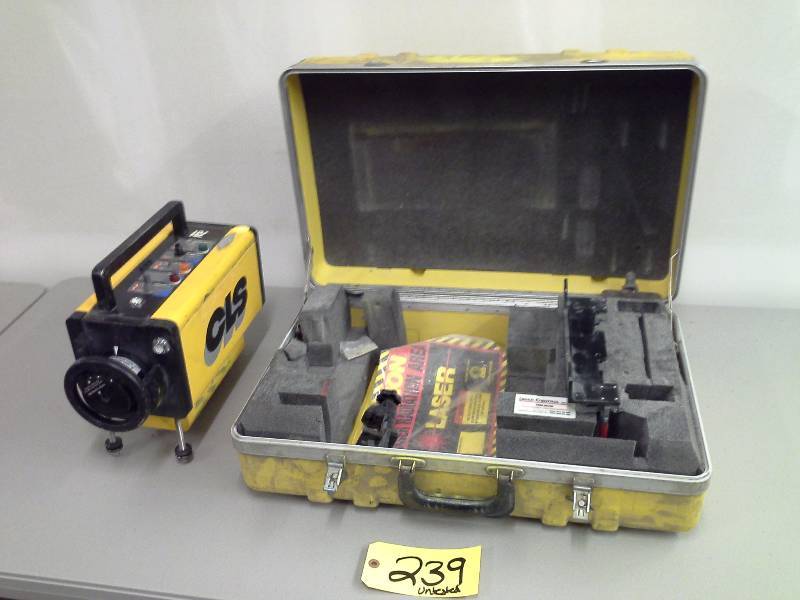 lot 239 image: (1) Cls Accusweep 731 Laser Level