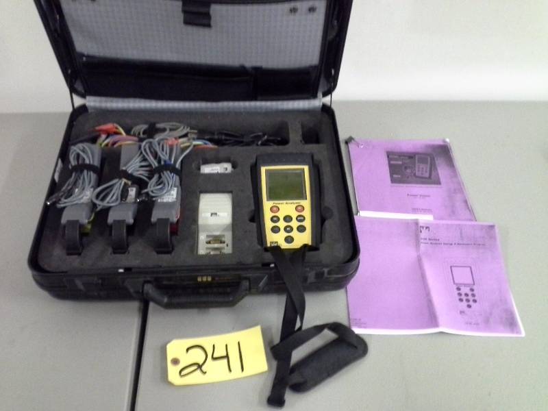 lot 241 image: (1) Ideal 800 Series Power Analyzer