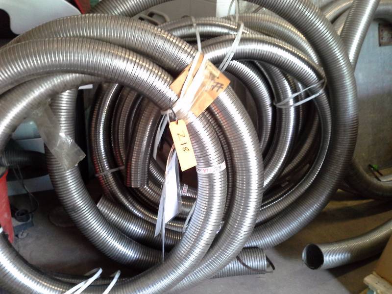 PIPE EXHAUST (4 SSTEEL FLEX) Rolls 18S4B