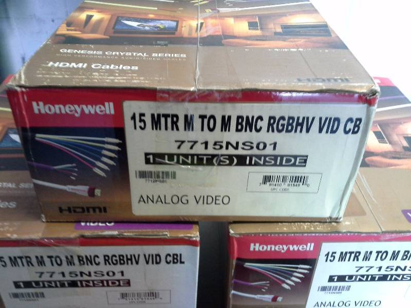 (6) Honeywell 15 MTR M BNC RGBHV VID CB