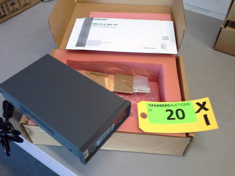 (1) Videotek VMA-10 & VMA-10F Video Monitor Adapter