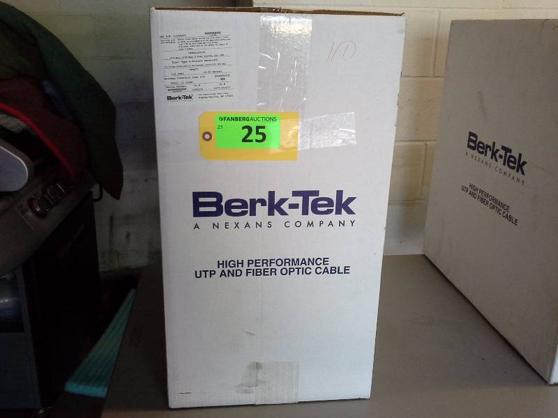 (1) Berk-Tek 110 Fiber Optic Cable
