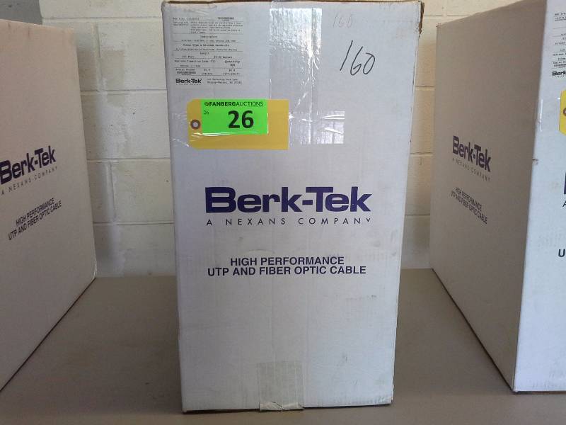 (1) Berk-Tek 110 Fiber Optic Cable