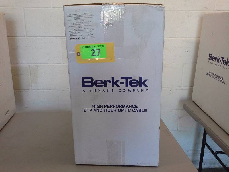(1) Berk-Tek 110 Fiber Optic Cable