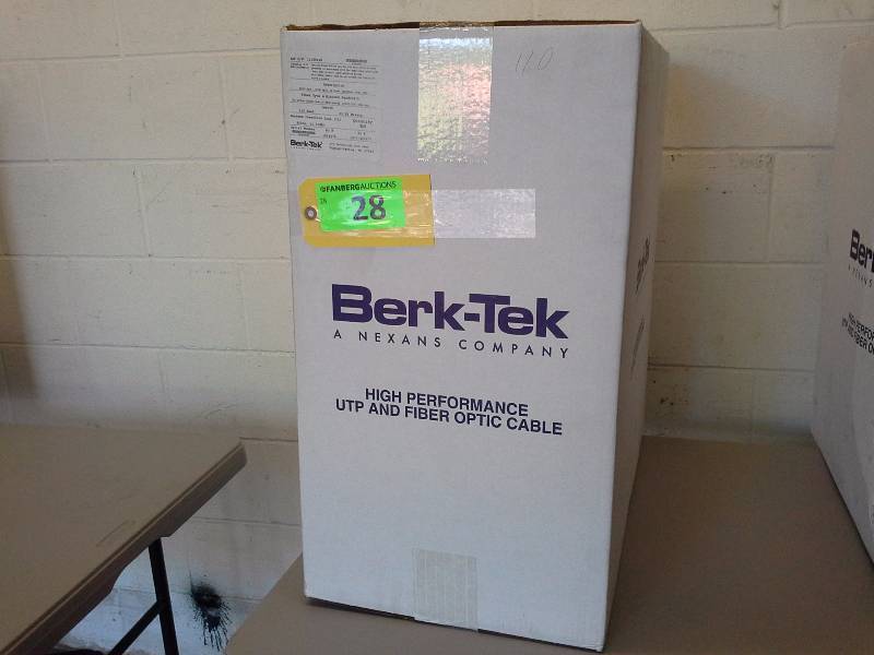 (1) Berk-Tek 110 Fiber Optic Cable