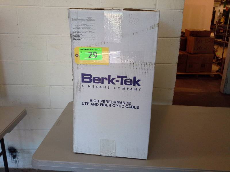 (1) Berk-Tek 110 Fiber Optic Cable