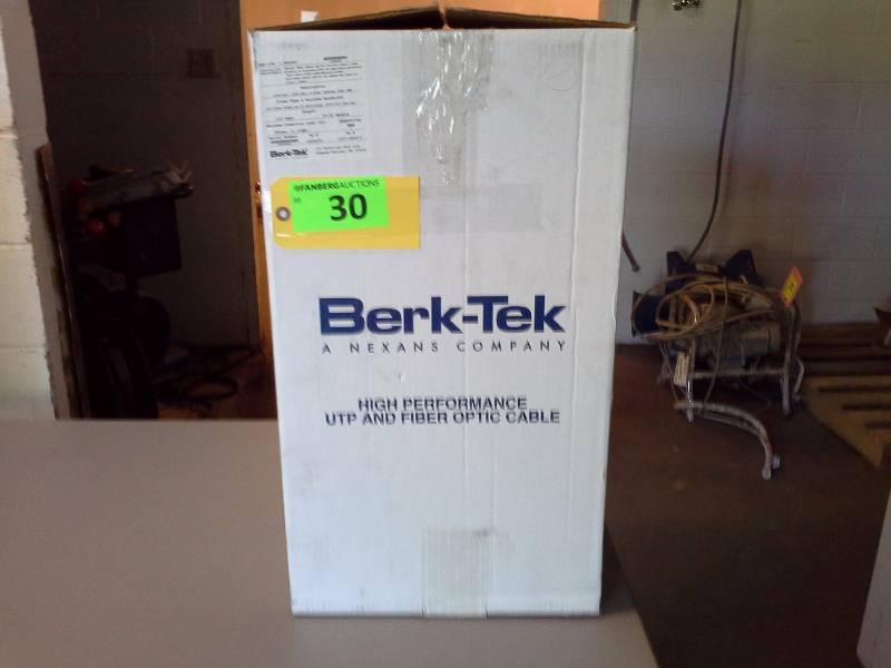 (1) Berk-Tek 110 Fiber Optic Cable