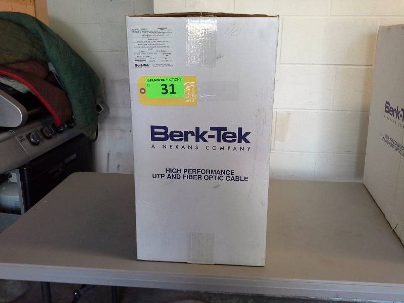 (1) Berk-Tek 110 Fiber Optic Cable