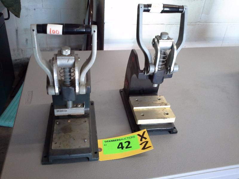(2) 3M Scotchflex Assembly Press 3640