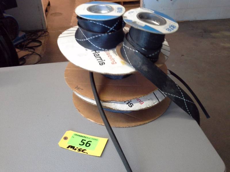 (4) Partial Spools of Wire Insulation, Please Inspect