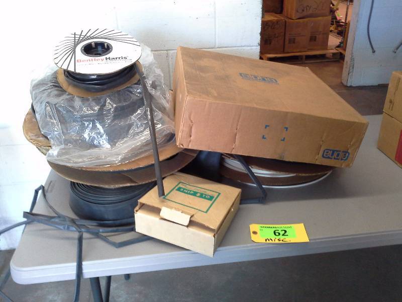 Misc. Partial Spools of Wire Insulation, Please Inspect
