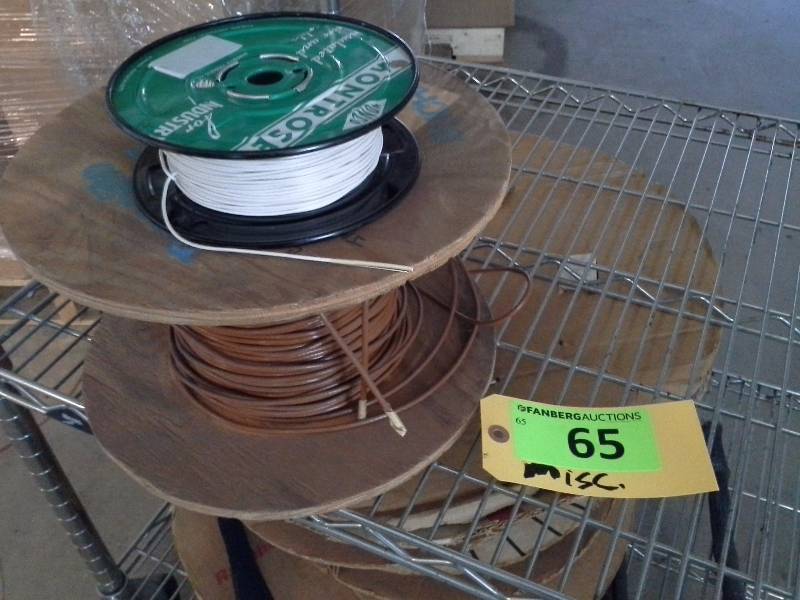 Partial Spools of Wire, Please Inspect