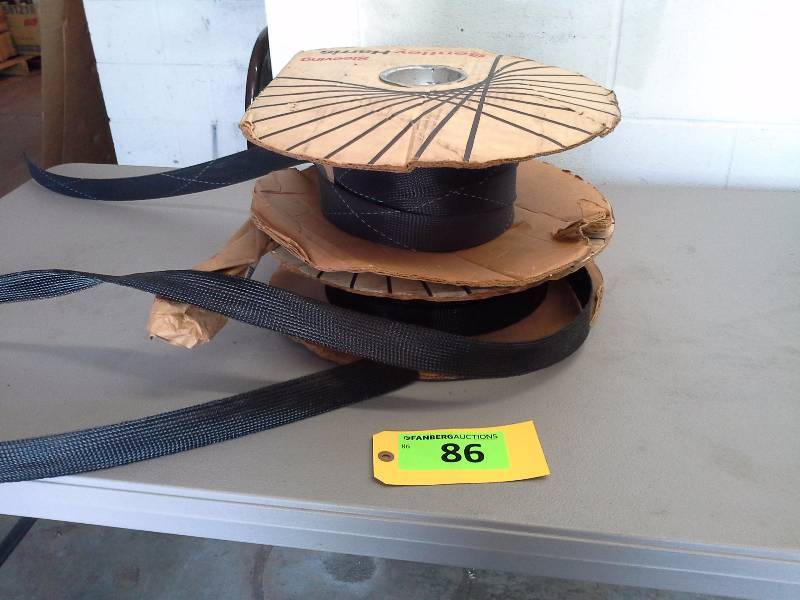 Misc. Partial Spools of Wire Insulation, Please Inspect