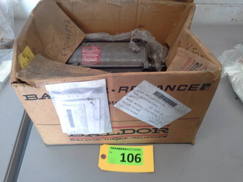 (1) Baldor 16 cu in 790A Electric Motor