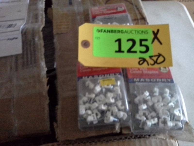 (250) Gardner Bender Masonry Low Volt Cable Staples