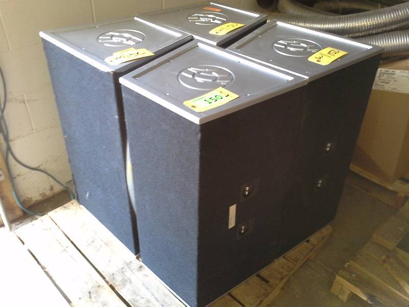 (4) Subwoofer box Holds 2- 12 Subs