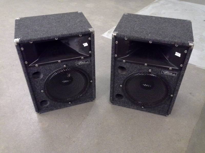 lot 1 image: (2) Eden 200 watt 2-way 15