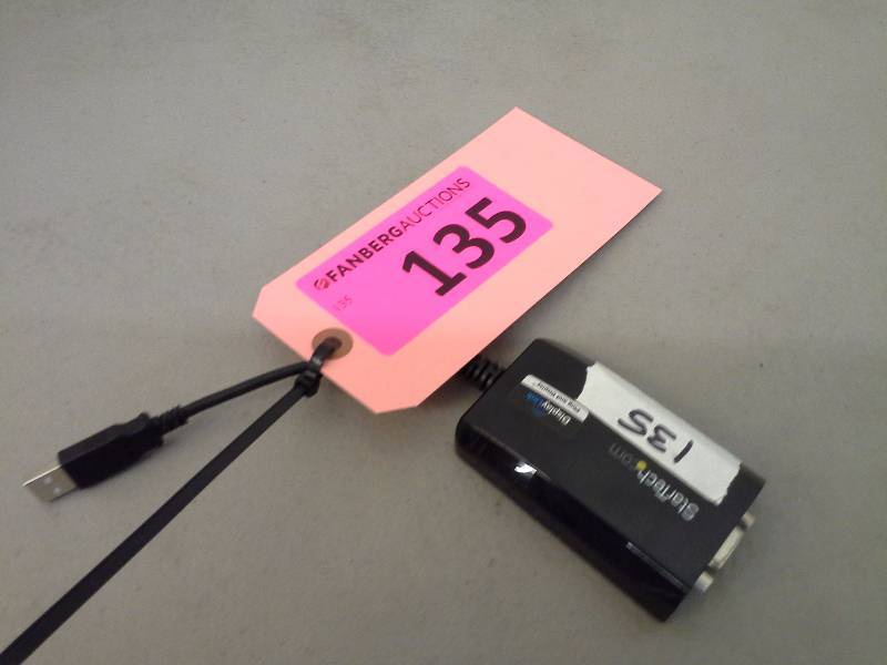 lot 135 image: (1) StarTech USB to VGA video converter