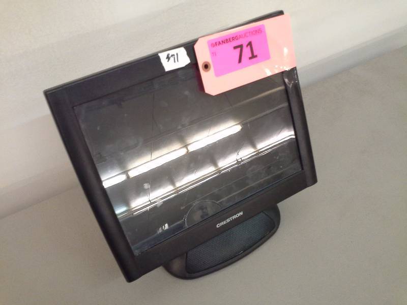 lot 71 image: (1) Crestron 15 touch screen control