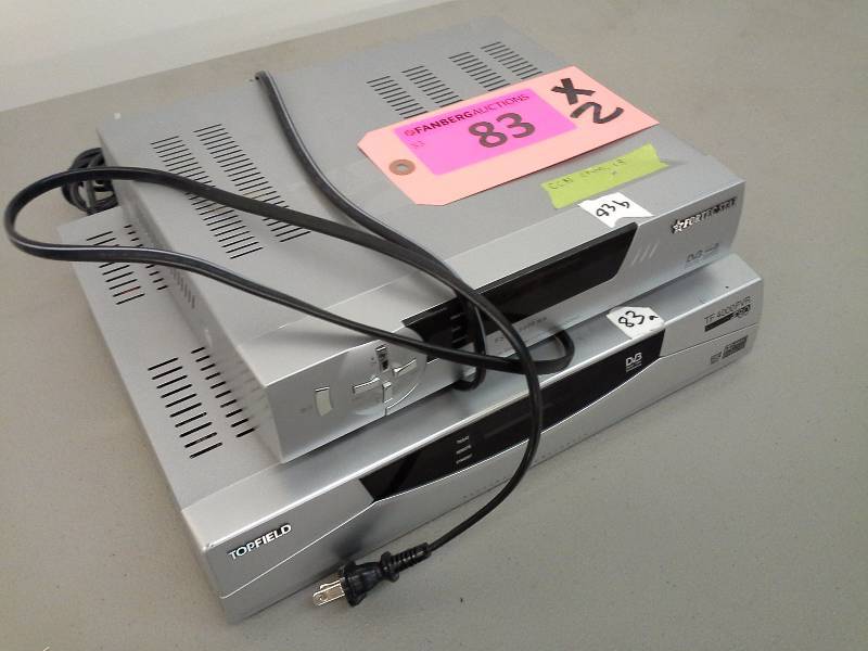 lot 83 image: (2) Satellite receivers