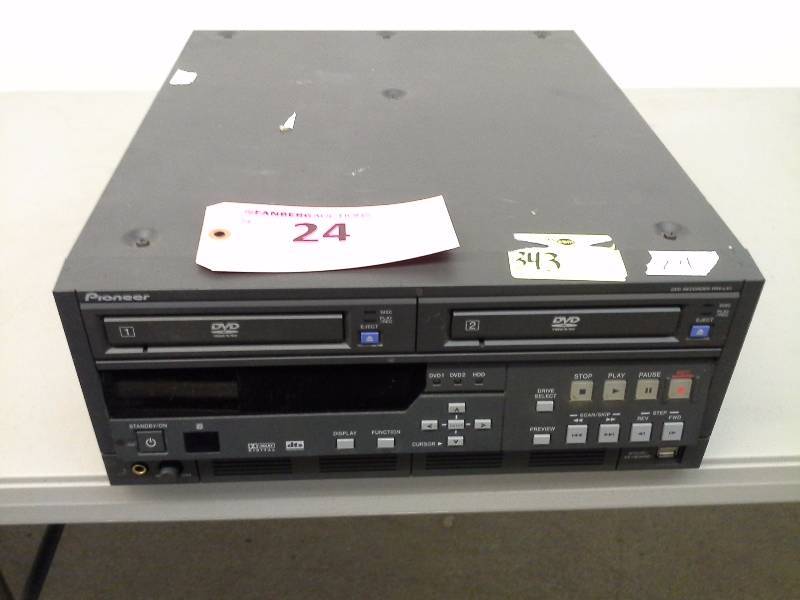 lot 24 image: (1) Pioneer PRV-LX1DW DVR Recorder with Dual DVD burners