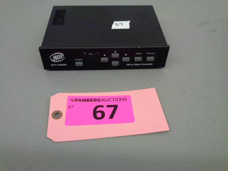 lot 67 image: (1) AV Tool Video Scalar AVT-3190HD