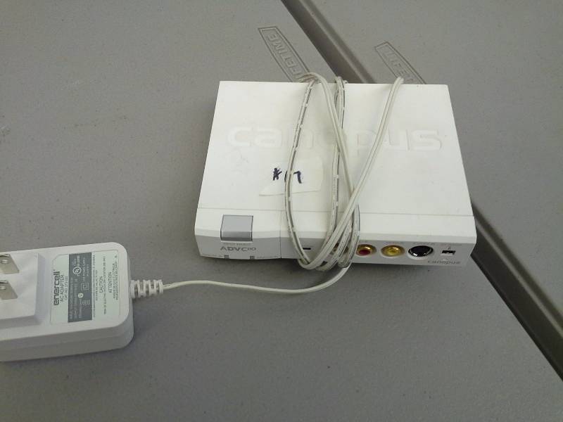 lot 17 image: (1) Canopus Composite to DV video converter