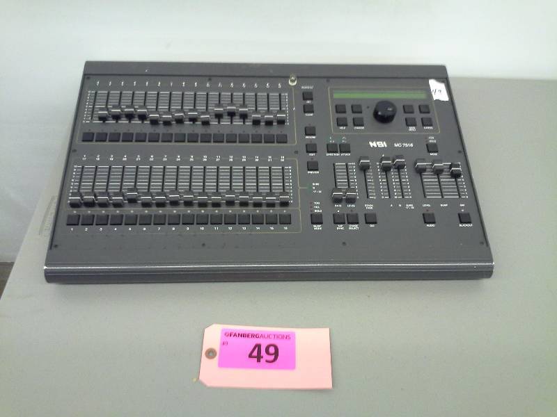 lot 49 image: (1) NSI Lighting control DMX 512 MC7516
