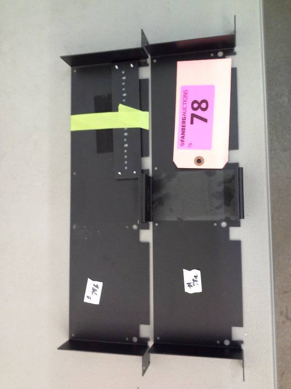 lot 78 image: (2) 1U rack mount for Crestron