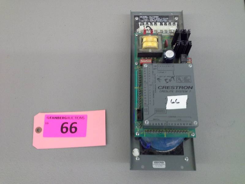 lot 66 image: (1) Crestron Dimmer Pack CLI-D120