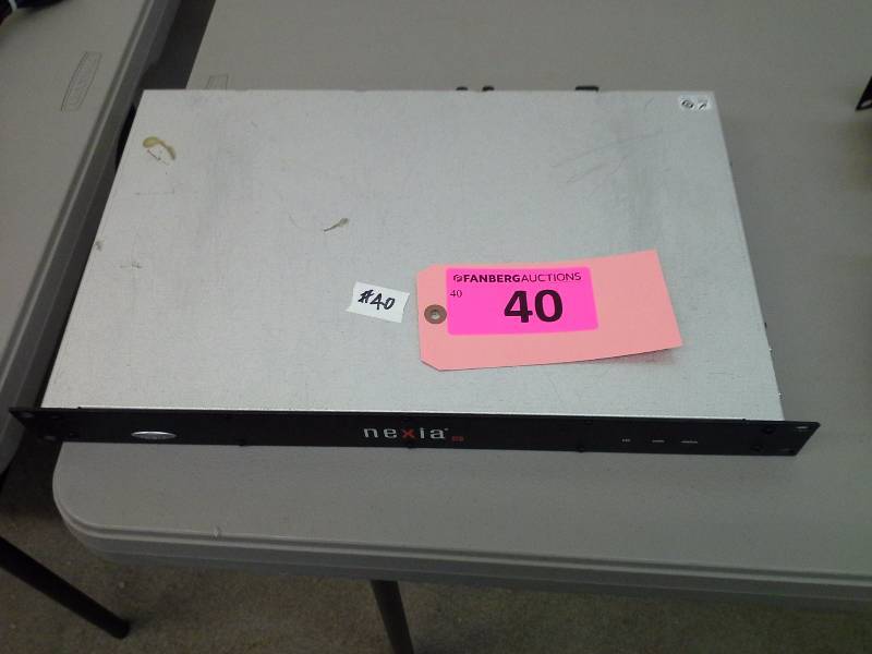 lot 40 image: (1) Biamp Nexia CS Rackmount audio mixer