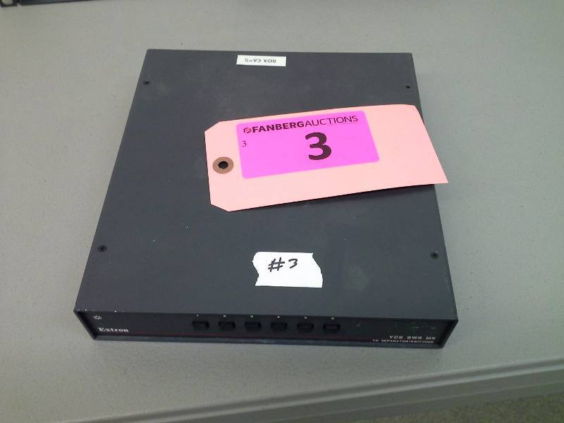 lot 3 image: (1) Extron YC separator switcher