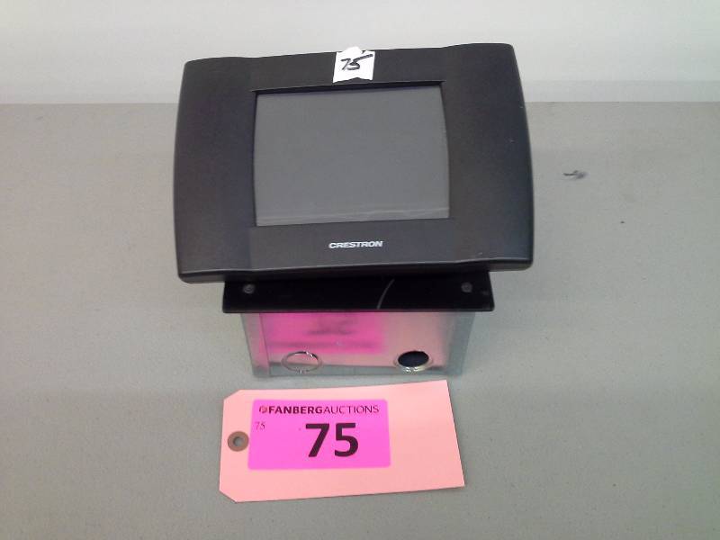 lot 75 image: (1) Crestron Touch screen control STX1700CW