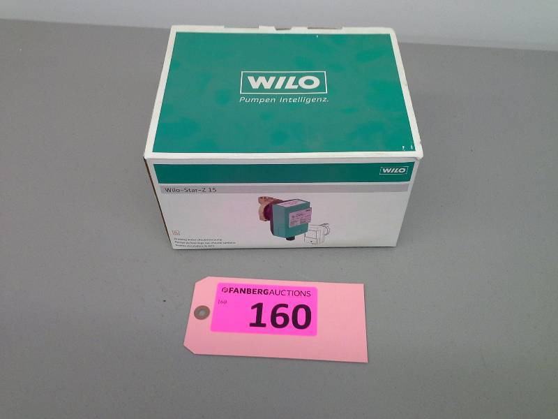 lot 160 image: (1) Wilo circulating pump Star Z15 BS7