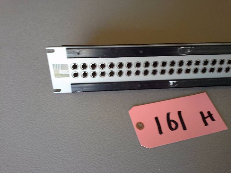 lot 161H image: (1) ADC Video Patch Bay PPI2226RS-N