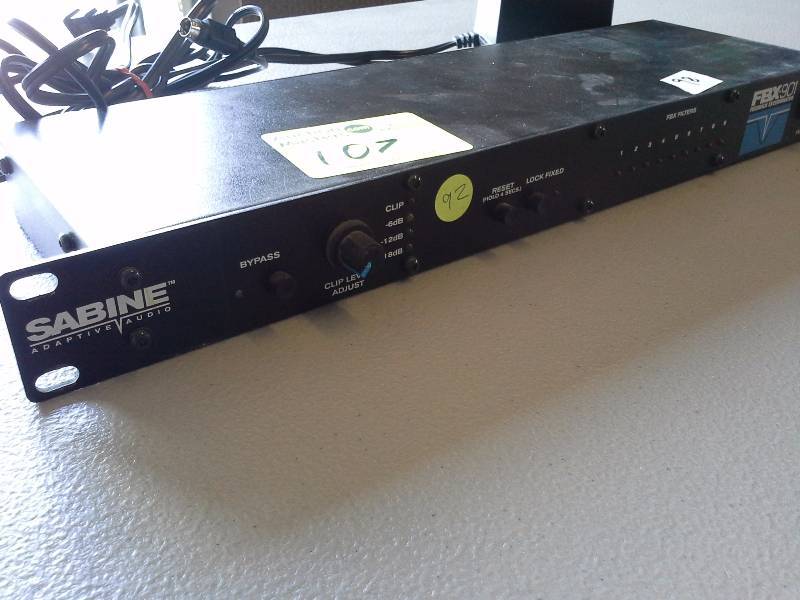 lot 98A image: (1) Sabine FBX-901 Feedback exterminator