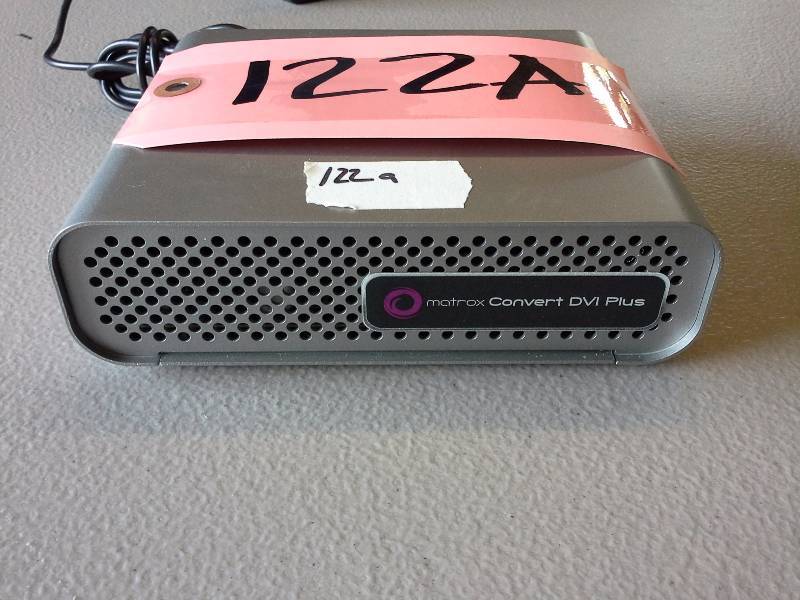 lot 122A image: (1) Matrox Component DVI to SDI converter
