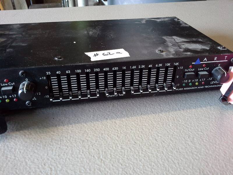 lot 62A image: (1) ART stereo 23 octave equalizer