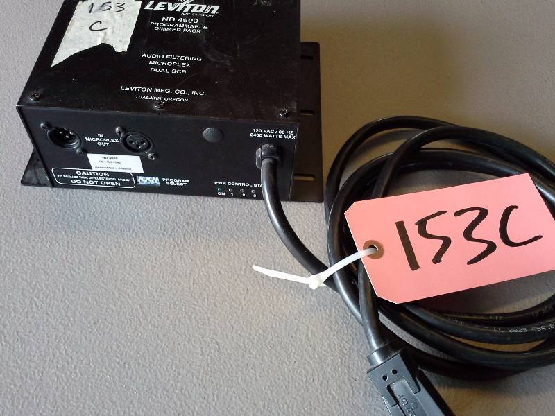 lot 153C image: (1) NSI Microplex 4-Channel Dimmer Pack ND4600