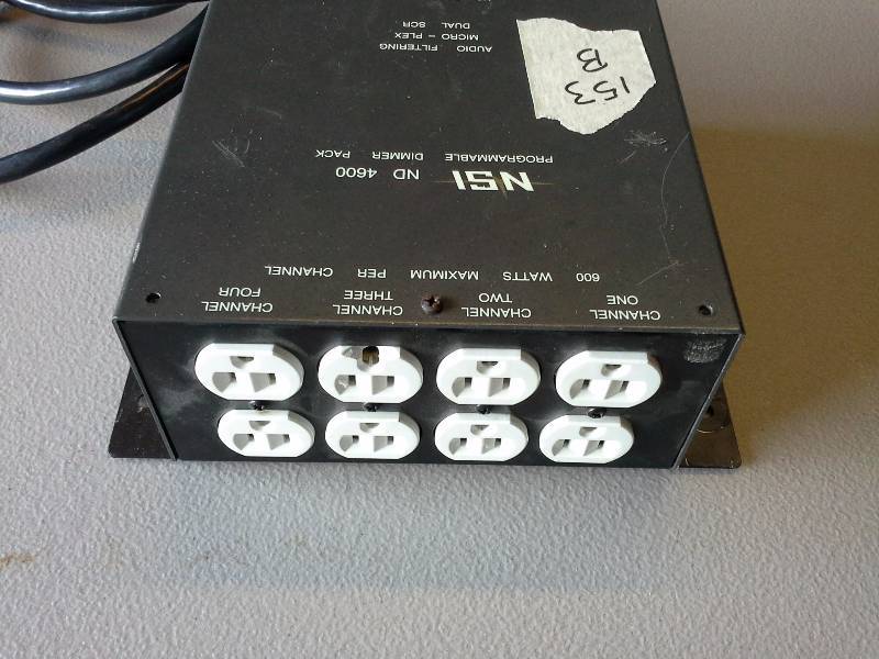 lot 153D image: (1) NSI Microplex 4-Channel Dimmer Pack ND4600