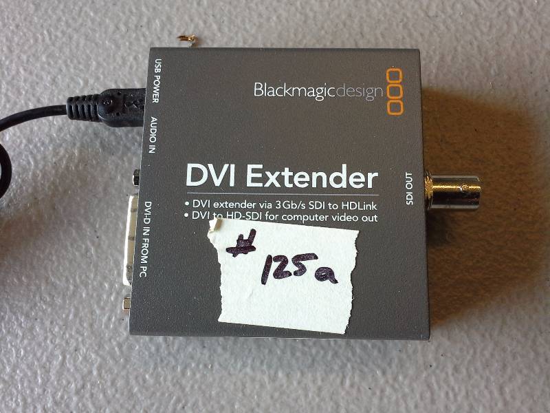 lot 125A image: (1) Blackmagicdesign DVI Extender